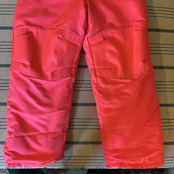 Pink Flower Little Girls Ski Bibs & Jacket - Picture 3 of 15